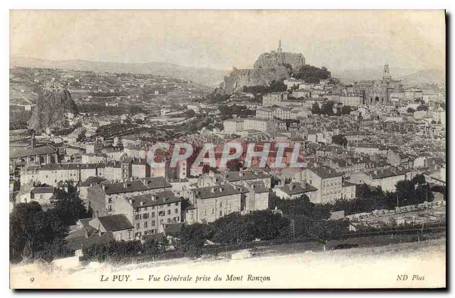 Le PUY — Vue Générale prise du Mont Ronzon — ND Phot