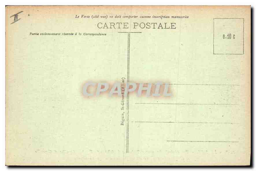 Le Puy - La Haute-Loire Pittoresque — Vue générale des quatre Rochers : L'Arbousset, Espaly, Aiguilhe et Cornelle — Éditeur Idéal — Verso