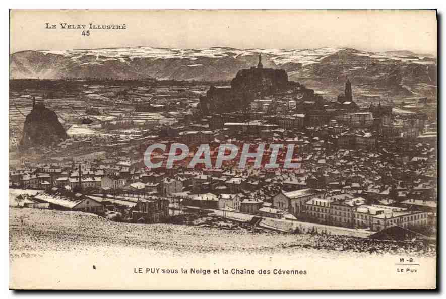 Le Puy sous la Neige et la Chaîne des Cévennes — Le Velay Illustré 45