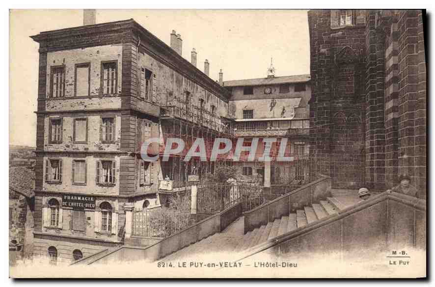 CPA Le Puy en Velay l'Hotel Dieu 