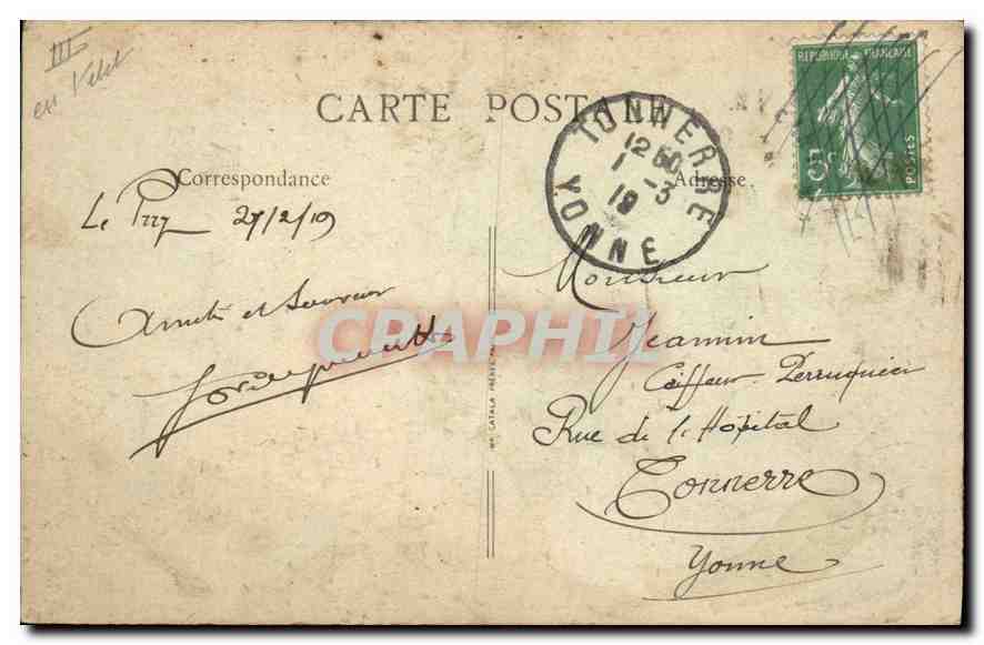 CPA Le Puy Hte Loire Rue Saint Haon  — Rückseite