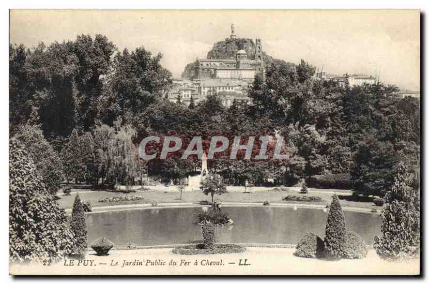 Le Puy — Le Jardin Public du Cheval — LL.