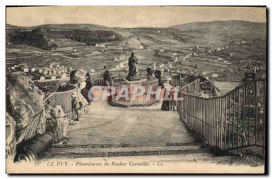 Le Puy - Plate-forme du Rocher Corneille - L.L.