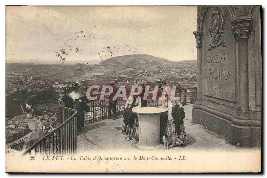 Le Puy - La Table d'Orientaion sur le Mont Corneille — LL