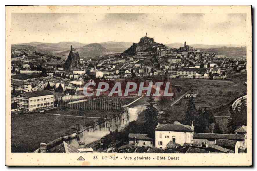 Le Puy - Vue générale - Côté Ouest
