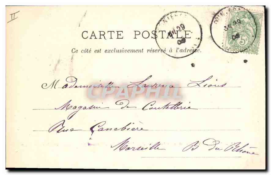 CPA Le Puy Vue generale prise du Rocher d'Espaly Vallee de la Borne et perspective du Mont Brunelet — Rückseite