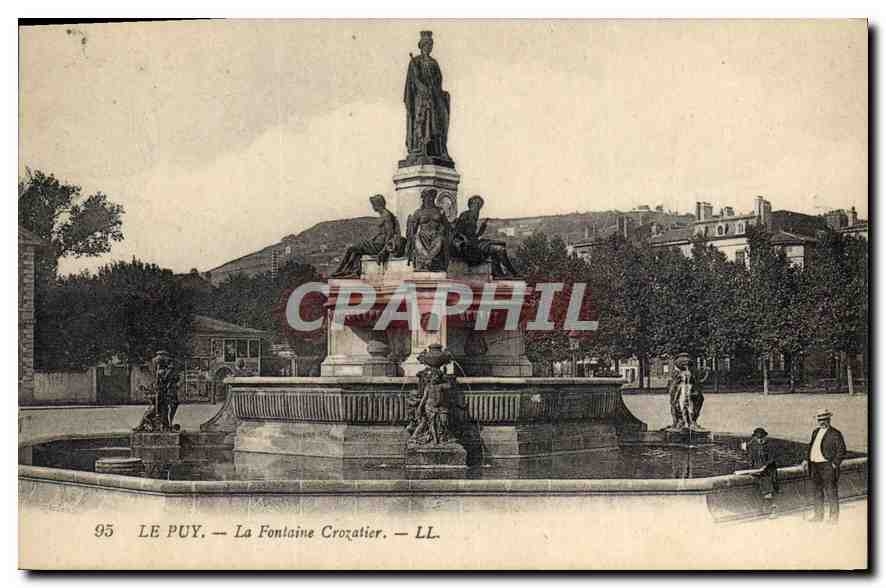 Le Puy — La Fontaine Crozatier — LL. n°95