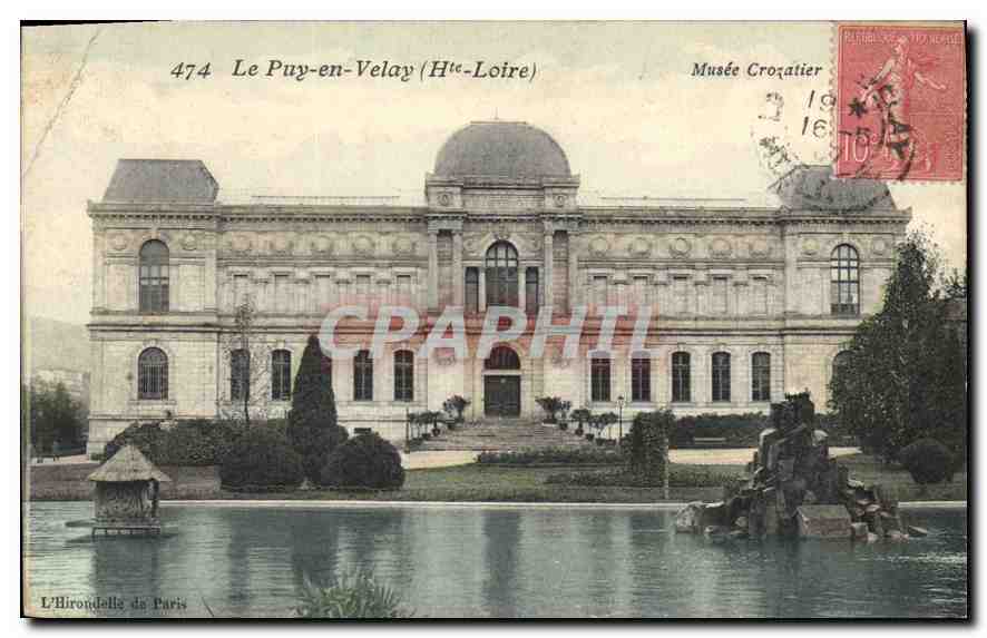Le Puy-en-Velay (Haute-Loire) — Musée Crozatier — L'Hirondelle de Paris, n°474