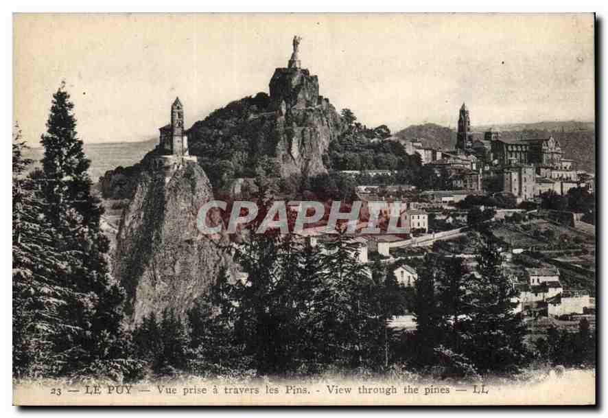 Le Puy — Vue prise à travers les Pins — LL, n°23