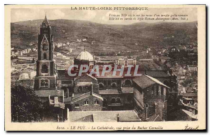 Le Puy - La Cathédrale, vue prise du Rocher Corneille — Édition 'Idéal', Vichy
