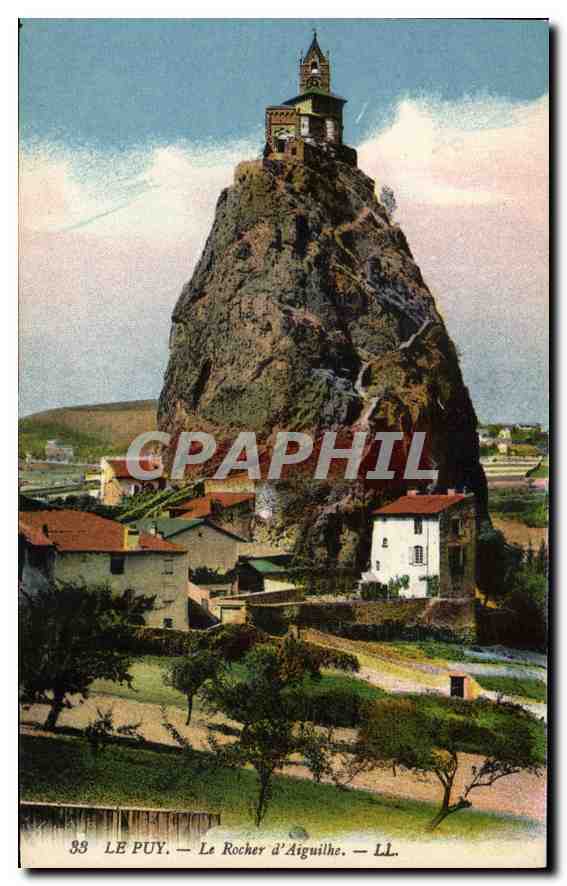 Le Puy — Le Rocher d'Aiguilhe — éditeur L.L.