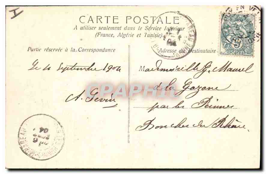 Le Puy — Vue Panoramique — prise d’Espaly — éditeur Hte Loire, n° 481 — Reverso
