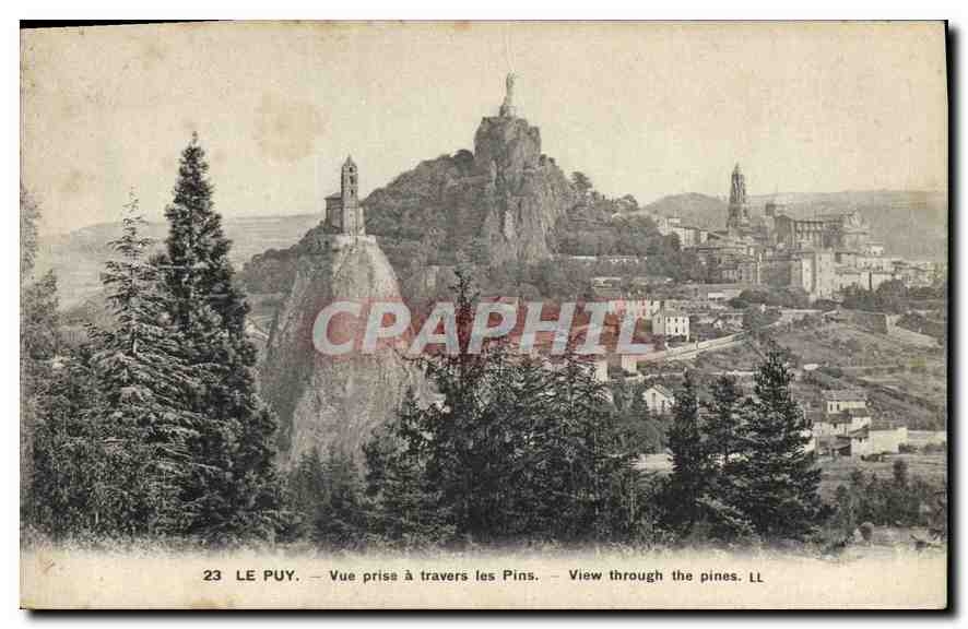 Le Puy — Vue prise à travers les Pins — LL, n°23