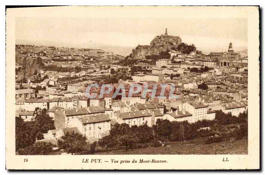Le Puy — Vue prise du Mont-Ronzon — LL
