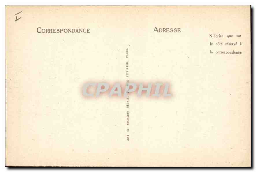 CPA Lyon Palais du Commerce La Bourse  — Verso