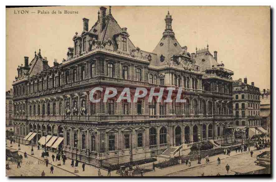 LYON — Palais de la Bourse — Caran d'Arville édit. Doph