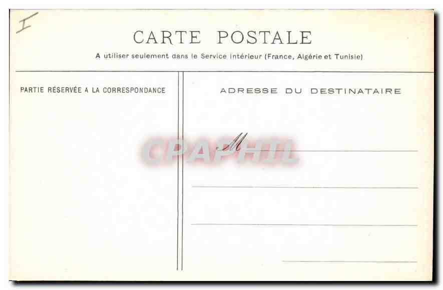 CPA Lyon Palais de la Bourse  — Verso
