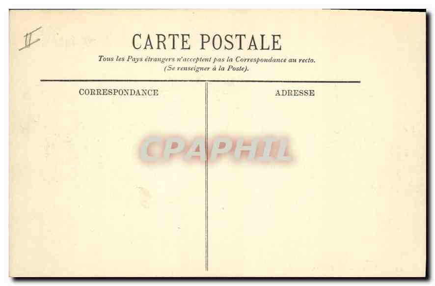 CPA Lyon La Bourse  — Verso