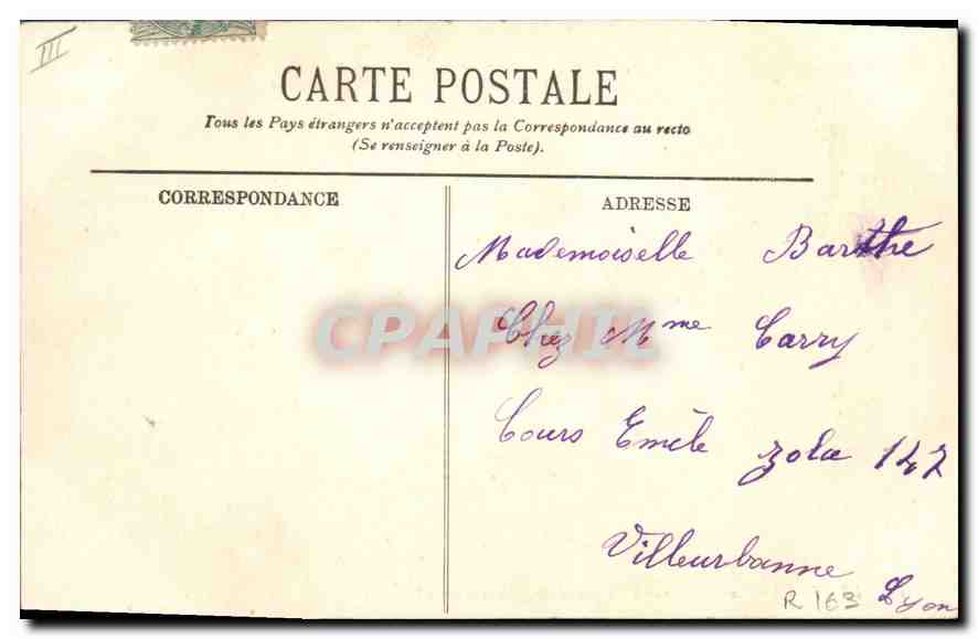 LYON — La Place Bellecour à l'heure de la Musique — LL. n°140 — Verso