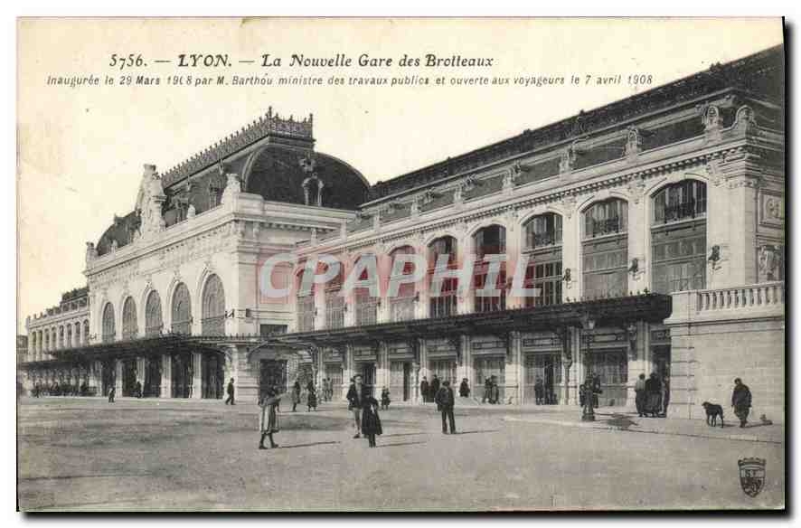 LYON — La Nouvelle Gare des Brotteaux — CPA n°5756