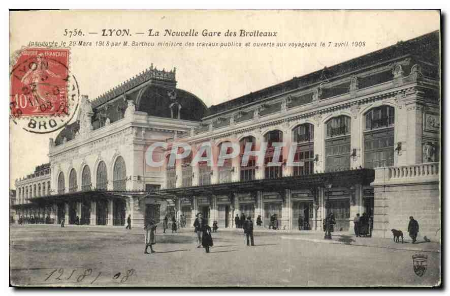 LYON — La Nouvelle Gare des Brotteaux — éditeur S756