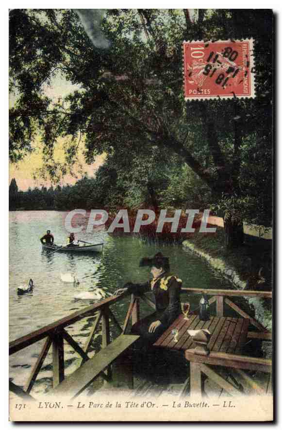 CPA Lyon Le Parc de la Tete d'Or 