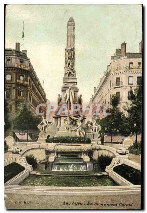 Lyon. Le monument Carnol — éditeur L.V. KES, n°34