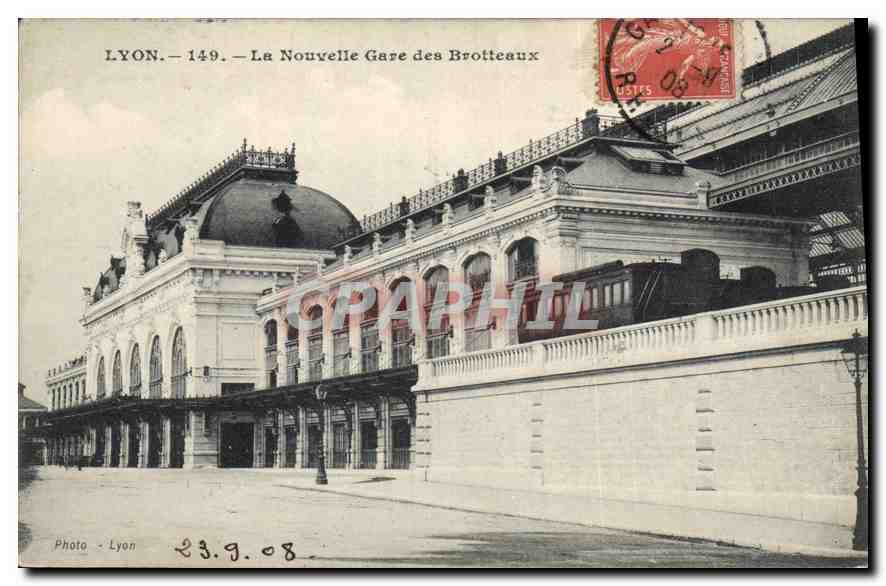 LYON — 149 — La Nouvelle Gare des Brotteaux — Photo Lyon