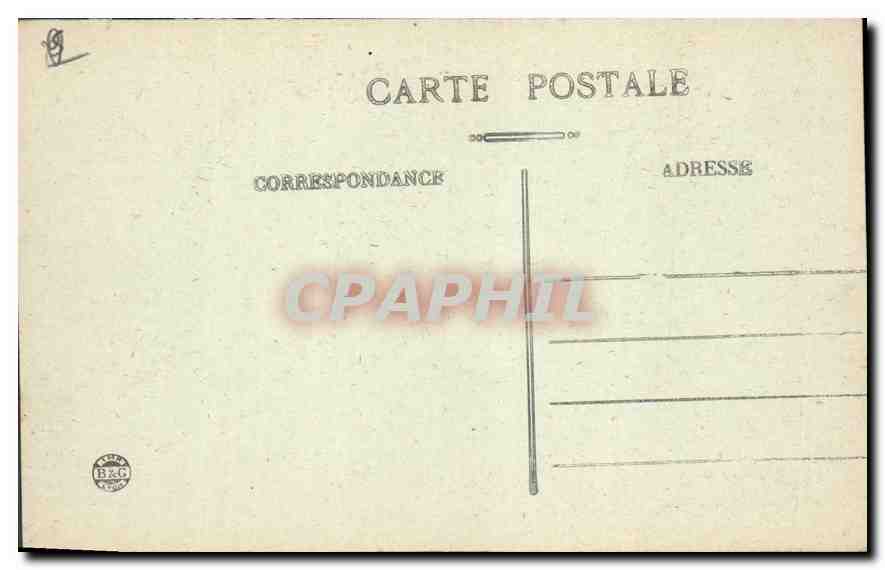 CPA Lyon Place Carnot Gare de Perrache et Hotel Terminus  — Verso