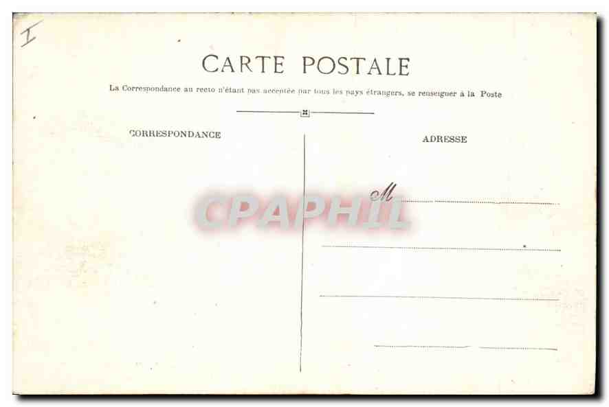 CPA Lyon Gare Perrache et Hotel Terminus  — Verso