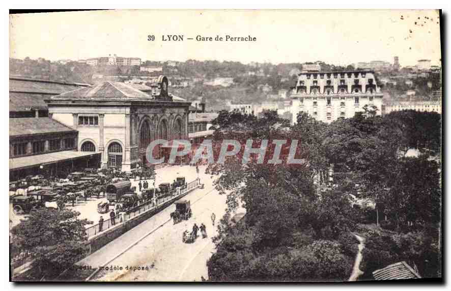 CPA Lyon Gare de Perrache 