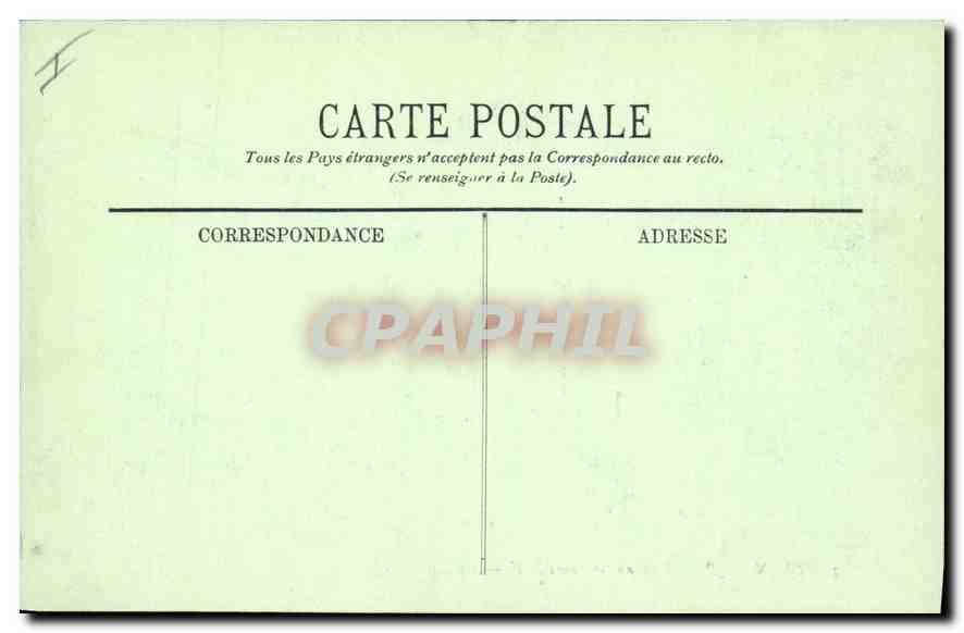 CPA Lyon Place Bellecour et Louis XIV  — Verso