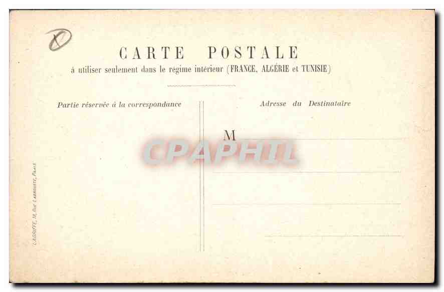 CPA Lyon Statue de Louis XIV Place Bellecour  — Verso