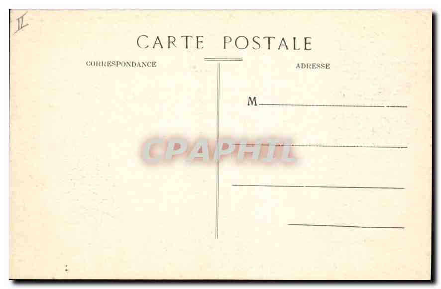 CPA Lyon Gare de Perrache et Hotel Terminus  — Verso