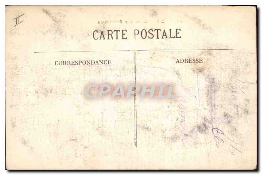 CPA Lyon Gare des Brotteaux  — Verso