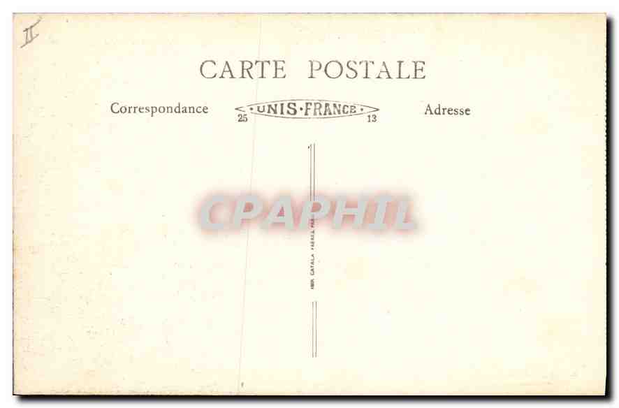 CPA Lyon Palais du Commerce  — Verso