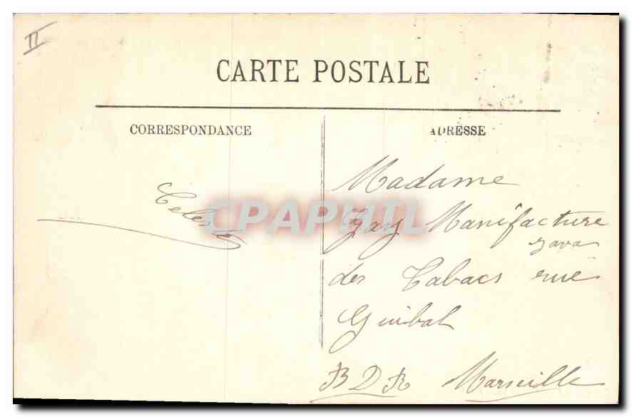 CPA Lyon La Bourse  — Verso