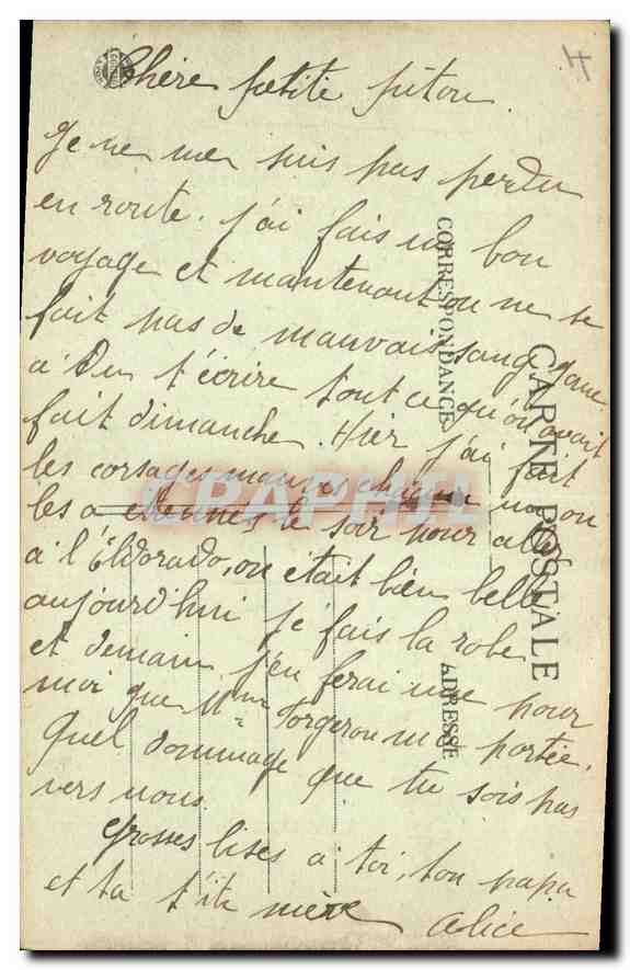LYON — Place Bellecour et Coteau de Fourvière — E.R. n°35 — Verso