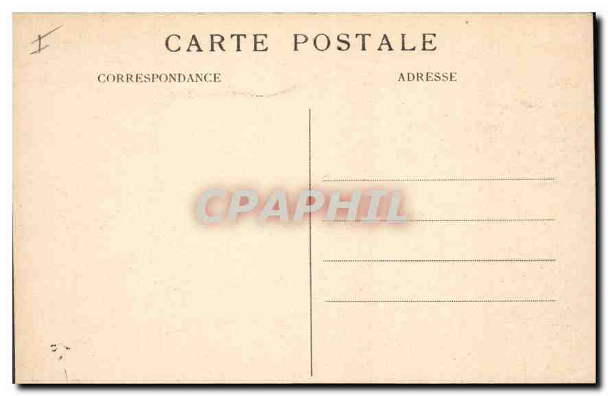 CPA Lyon Place Bellecour et Coteau de Fourviere  — Verso