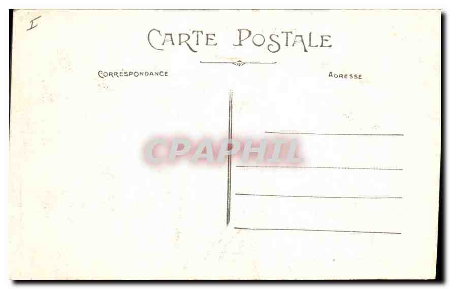 LYON — Gare de Perrache — Carrier, édit. modèle déposé — Verso