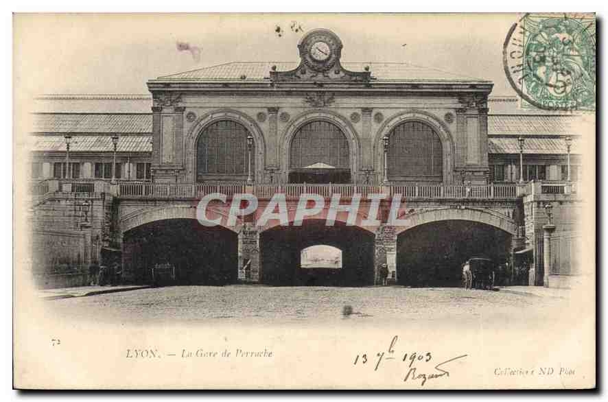 LYON — La Gare de Perrache — Éditeur ND Plac