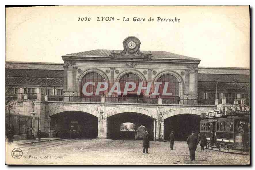 LYON - La Gare de Perrache — éditeur Parges, n° 5030