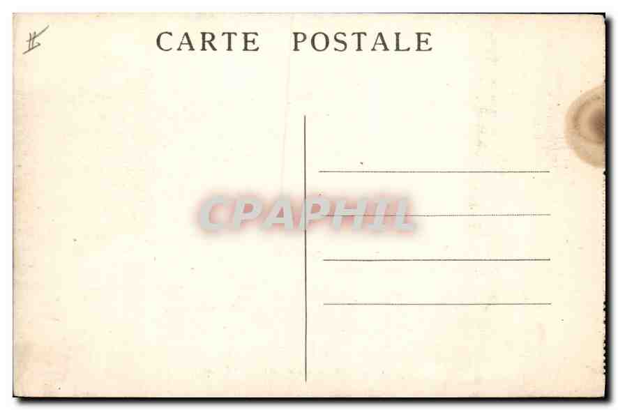 CPA Lyon Garre de Perrache  — Verso