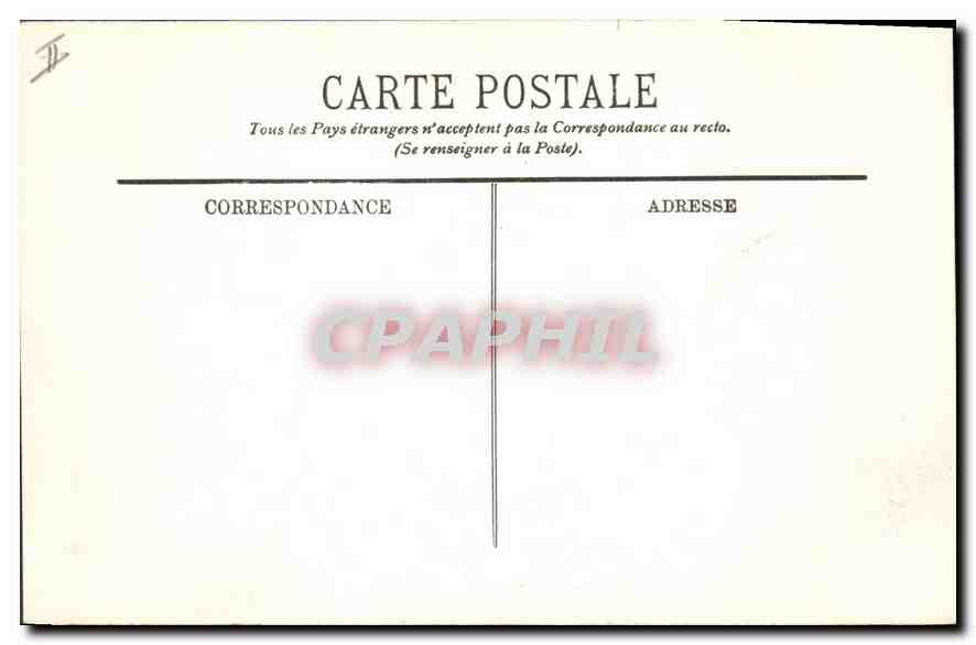CPA Lyon La Gare des Brotteaux  — Verso