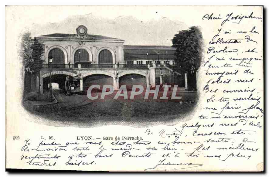 LYON — Gare de Perrache — L. M. n°392