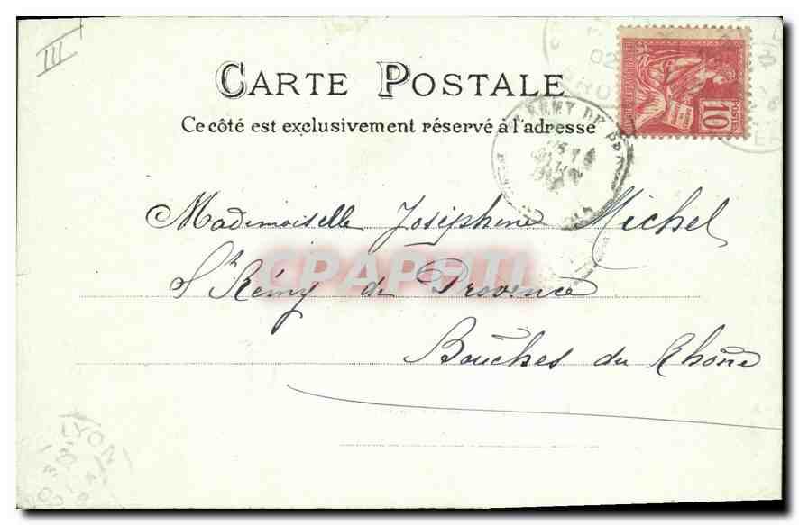 LYON — Gare de Perrache — L. M. n°392 — Back