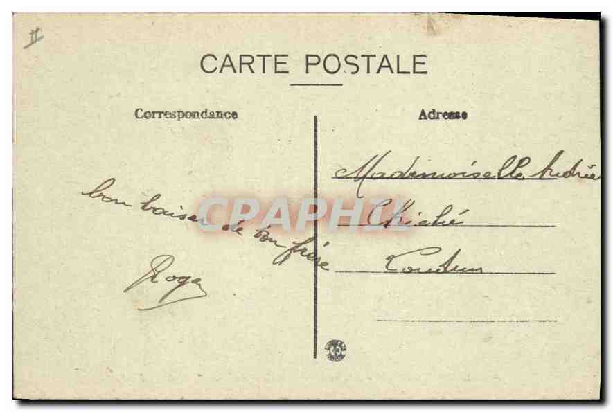 CPA Lyon La Gare Perrache et Hotel Terminal Cours du Midi  — Verso