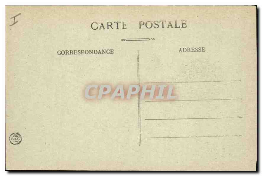 CPA Lyon Gare de Perrache et Hotel Terminus  — Verso