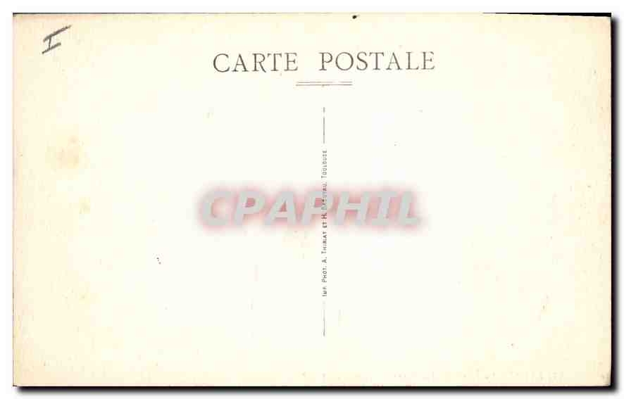 CPA Lyon La Gare des Brotteaux  — Verso