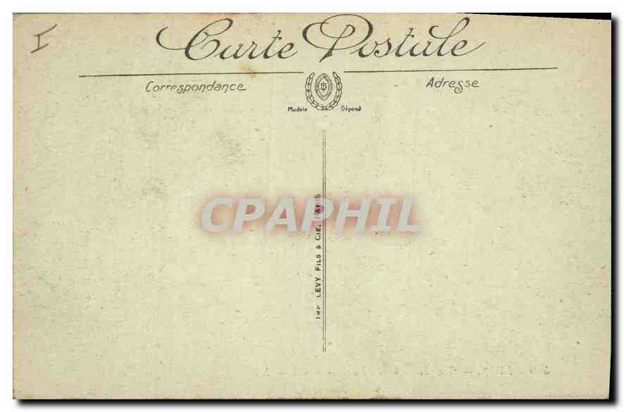 CPA Lyon Gare de Perrache et Hotel Terminus  — Verso